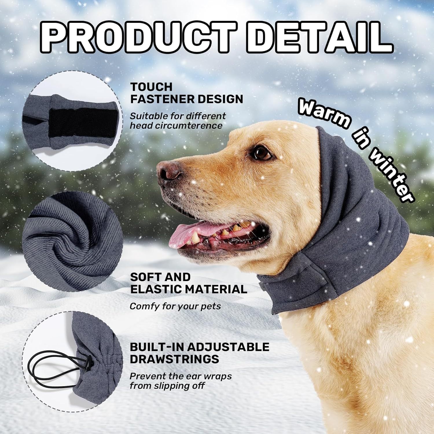 Comfy Dog Ear Muff – Calms Shakes & Loud Sounds